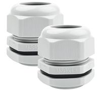 2 Pezzi M36 Pressacavo - Caianwin IP68 Passaggio Cavi Impermeabile Set di Pressacavi per Scatola di Deriva, Cassetta di Distribuzione, Scatola Fusibili Sopra Intonaco, Scatola di Distribuzione