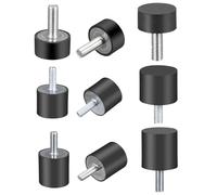 2 pezzi M4 M6 M8 Supporti antiurto in gomma Bobina antivibrante in metallo Ammortizzatore Tipo VE Isolatore antivibrazioni in gomma for pompe idrauliche(M6x18mm 20x10mm)
