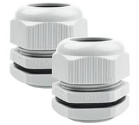 2 Pezzi M40 Pressacavo - Caianwin IP68 Passaggio Cavi Impermeabile Set di Pressacavi per Scatola di Deriva, Cassetta di Distribuzione, Scatola Fusibili Sopra Intonaco, Scatola di Distribuzione