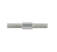 2 pezzi M6/M8 Vite In Acciaio Inox 304 Filettatura Sinistra e Destra Doppia Estremità Filettatura Asta Filettatura Positiva e Negativa Bar Prigionieri bulloni