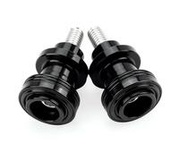 2 Pezzi M6 Nottolini Moto Accessori per SR50 RSV4 RS457 RS 457 RSV1000/R RS660 Tuono 660 V4 1100RR Pegaso 650 Tuareg 660 Shiver 750 Nottolini forcellone posteriore per cavalletto alzamoto (Nero)