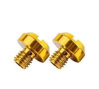 2 pezzi M8 / M10 Viti for tappi for specchietti retrovisori for motocicletta Parti in lega di alluminio Accessori for modifiche(M8 Anti clockwise-02)