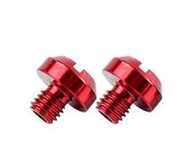 2 pezzi M8 / M10 Viti for tappi for specchietti retrovisori for motocicletta Parti in lega di alluminio Accessori for modifiche(M8 Clockwise)