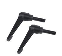 2 pezzi M8 x 12-100 mm manopole regolabili maniglia filettatura maschio pulsante cricchetto sgancio rapido bloccaggio bullone rotante for tornio(M8*63 * 25)