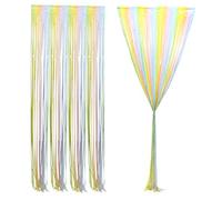 2 Pezzi Macarons Tinsel Festa Di Laurea Streamer Tinsel Metallico Streamer Tinsel Con Frange Tende Con Frange Di Nozze Tende Sullo Sfondo Rivestimento Della Porta