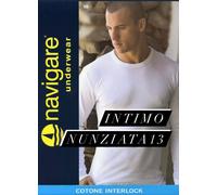 2 PEZZI MAGLIA GIROCOLLO UOMO MANICA LUNGA COTONE CALDO NAVIGARE ART.113