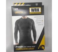 2 PEZZI Maglia Termica Uomo WRK Manica Lunga Lupetto Traspirante Calcio Sport