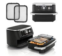 2 Pezzi Magnetico Paraspruzzi per Friggitrice Ad Aria per Ninja Foodi Flexdrawer Dual Zone 10,4 l AF500EU & AF500EUCP, Riutilizzabili Silicone Paraschizzi Accessori per Ninja Airfryer GADITIEK