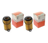 2 Pezzi MAHLE KNECHT OX 153/7D1 Filtro Olio Oil Filter Set, Nuovo