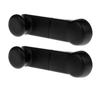 2 Pezzi Maniglia Alzacristalli Auto Nera Abs per Finestrino e Porta | Ricambio Interno, Connessione Salda e Superficie Ergonomica, Uso in Viaggio e Famiglia