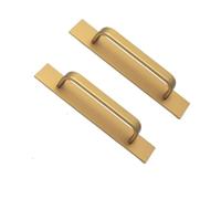 2 Pezzi Maniglia Autoadesiva For Armadio Maniglie Push Pull For Cassetti In Lega Di Alluminio Aiutante Senza Foratura For Accessori Hardware For Da Cucina(Gold)