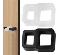 2 pezzi Maniglia Bumper Porta Silicone Anti-Maniglia Porta Protezione - Previene il danneggiamento delle pareti - Protezione Pads per pareti contro maniglie finestre per proteggere pareti, porte