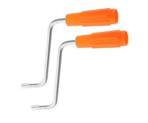 2 Pezzi Maniglia di Ricambio per Macchina per Pasta, Ferro e PP | Sostituzione Rapida, Uso in Cucina per Riparazione e Ripresa della Pasta, per Macchina e Tagliatelle