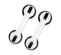 2 Pezzi Maniglia Doccia Anziani,Maniglione Bagno per Disabili,30CM Maniglia Ventosa per Doccia, Corrimano ad Assorbimento del Vuoto Forte, Antiscivolo per Maniglia Ventosa per Mobilità.