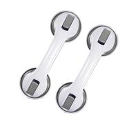 2 Pezzi Maniglia Doccia Anziani,Maniglione Bagno per Disabili,30CM Maniglia Ventosa per Doccia, Corrimano ad Assorbimento del Vuoto Forte, Antiscivolo per Maniglia Ventosa per Mobilità