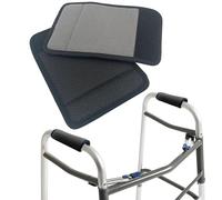 2 Pezzi Maniglia Imbottita Per Stampelle, Accessorio Antiscivolo E Traspirante, Coprimaniglie Imbottiti, Può Essere Utilizzato Per Sedia A Rotelle, Stampelle, Valigia (Grigio)