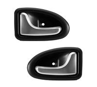 2 Pezzi Maniglia Interna per Portiera Auto Cromata, Sinistra Destra per R&enault per Clio 2000-2009 2/3-4/5 Porte Maniglie Interne per Portiere Auto(Pair)