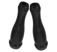 2 pezzi maniglia nera in plastica per sportello cenere stufa legna | impugnatura ergonomica, montaggio semplice, ricambio per gruppo maniglia, uso universale per e cenere