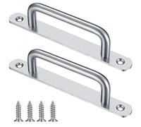 2 Pezzi Maniglia Porta Scorrevole,Maniglie per Porte Scorrevoli per Porta per Cassetti Porte Armadietto Armadio Garage Esterno Interne - 192MM