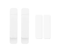 2 pezzi maniglie for porte autoadesive senza punzonatura bastone aperto for porta scorrevole manopola for finestra in vetro impugnatura multifunzione maniglia for porta hardware(White-2)