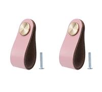 2 Pezzi Maniglie in Pelle per Mobili Pomelli per Mobili di Cuoio Maniglie Tiretti per Cassettiera in Pelle Manopole per Armadio in Pelle Maniglie Cuoio per Maniglie e Pomelli Cassetti