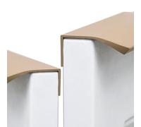 2 Pezzi Maniglie Nascoste per Mobili Maniglie per Armadietti Lega di Alluminio Maniglie per Armadio da Cucina Maniglia per Porte Invisibili Maniglie Scomparsa per Cassetti (Length:1000mm,Coffee)