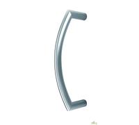 2 PEZZI MANIGLIONE MANIGLIA PER INFISSI ACCIAIO INOX SATINATO 3L30 350MM INTERNO