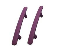 2 pezzi Maniglioni per Armadio Colorato Pomelli per Mobili Camera bambini Maniglia per guardaroba Tiretti del cassetto Profili in lega di zinco Manopole Maniglie tirare (Hole Distance 96mm,purple)