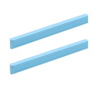 2 pezzi Maniglioni per Armadio Multicolore Pomelli per Camera dei bambini Testa tonda a T Maniglia per guardaroba Tiretti cassetto in alluminio Manopole Maniglie per tirare (Hole distance 128mm,Blue)