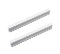 2 pezzi Maniglioni per Armadio Pomelli per Mobili Camera dei bambini Maniglia per guardaroba bianco Tiretti del cassetto Profili in alluminio Manopole Maniglie per tirare (Hole distance 320mm)