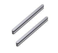 2 pezzi Maniglioni per Armadio Pomelli per Mobili Maniglia per guardaroba grigio Tiretti del cassetto Dell'armadio Spazio Alluminio Manopole Maniglie per tirare (Length 500mm)