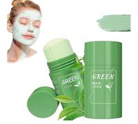 2 pezzi Maschera al tè verde per viso, maschera viso all'argilla, Green Tea Mask Stick, Green Tea Punti Neri, pulizia profonda dei pori, idratante, schiarimento della pelle