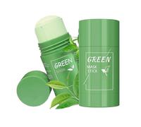 2 pezzi Maschera al tè verde per viso, maschera viso all'argilla, Green Tea Mask Stick, Green Tea Punti Neri, pulizia profonda dei pori, idratante, schiarimento della pelle