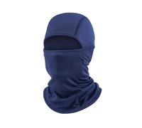 2 pezzi Maschera da sci for ciclismo integrale for uomo Donna Berretti caldi solidi Fodera for casco morbida ad asciugatura rapida Antivento Sci Per Ciclismo Sci(Dark blue)