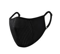 2 pezzi maschera for il viso riutilizzabile portatile traspirante estate ciclismo scudo antivento lavabile copertura sottile velo protezione solare all'aperto Per Il Campeggio E I Viaggi(Black)