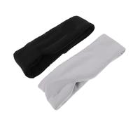 2 Pezzi Maschera Oscurante per Occhi Regolabile, Tessuto, Viaggio | Doppio Lato, Design Elegante, Riduce la Pressione, Manutenzione Facile