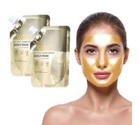 2 pezzi Maschera Peel-off di Collagene d'Oro, Rassodante al Retinolo e Veleno di Serpente, Maschera Anti-Invecchiamento All'Oro per il Viso, del Lusso Anti-Invecchiamento, 100g