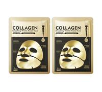 2 Pezzi Maschera per il viso al collagene,Maschera in Nutriente Riparatrice,mascheras Idratante Viso,per la Maggior Parte Tipi di Pelle