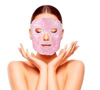 2 Pezzi Maschera per Occhi Caldo Freddo Riutilizzabile in PVC | Uso Freddo o Caldo, Design Leggero e Ragionevole, per Rilassarti Dopo una Lunga Giornata di Lavoro