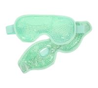 2 Pezzi Mascherina Occhi Gel Fr e ddo Verde in PVC e Poliestere | Studenti e Ufficio, Lavorazione Fine, Aiuta a Rilassare e Favorire Sonno, Due Pezzi