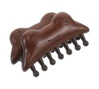 2 pezzi massaggiatore per cuoio capelluto in legno di sandalo: pettine per