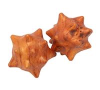2 Pezzi Massaggiatore per Palla per in Legno Massaggio Tailandese Strumento per Alleviare il Punto di Innesco Massaggiatore, Punto di Innesco Massaggio Zona di Riflesso dello Stress Palline