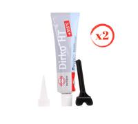 2 PEZZI MASTICE GUARNIZIONI SILICONE GRIGIO SIGILLANTE ALTE TEMPERATURE ELRING