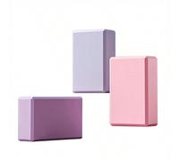 2 pezzi Mattoni in schiuma morbida antiscivolo, per lo stretching delle gambe, moderatamente morbidi e duri, con finitura gommata e antiscivolo, adatti per pilates e yoga Rosa 150 g*2,Rosa rossa 150 g