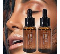 2 pezzi MELAO Siero autoabbronzante per il viso - Gocce autoabbronzanti per il viso, senza bisogno di esposizione al sole per creare un incarnato naturalmente baciato dal sole e sano, siero abbronzant