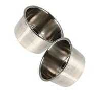 2 pezzi Melting Pot: pentola esterna in acciaio inossidabile per fusione -