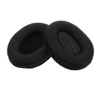 2 Pezzi Memory Foam Cuscinetti Auricolari 9x7x1,7cm, per Cuffie Ovali | Pelle Proteica Nera, Riutilizzabili, Riduzione del Rumore, per Musica e Apprendimento, Comfort Migliorato