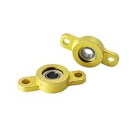 2 pezzi Micro cuscinetto a cuscinetto 5 mm 6 mm 7 mm 8 mm 10 mm KFL05 KFL06 KFL07 KFL08 KFL10 con cuscinetti a piedistallo in rame(10mm)