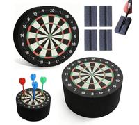 2 Pezzi Mini Dart Holder, Professional Supporti Per Freccette,Mini Bersaglio,Conservazione Sicura,Nero,La Consegna Include 4 Pietre Per Affilare Le Freccette