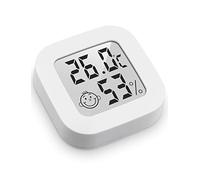 2 pezzi - Mini Igrometro Termometro Digitale, Termometro Ambiente con Livello di Comfort, Monitor di Temperatura e umidità, Termometro da Interno per Serra, Stanza, Casa
